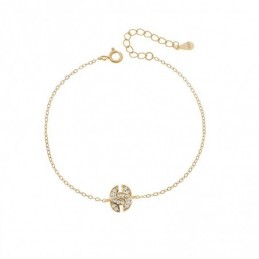 Βραχιόλι Γυναικείο Senza από επιχρυσωμένο ασήμι 925