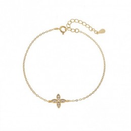 Βραχιόλι Γυναικείο Senza από επιχρυσωμένο ασήμι 925
