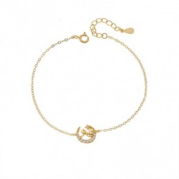 Βραχιόλι Γυναικείο Senza από επιχρυσωμένο ασήμι 925