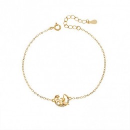 Βραχιόλι Γυναικείο Senza από επιχρυσωμένο ασήμι 925