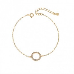 Βραχιόλι Γυναικείο Senza από επιχρυσωμένο ασήμι 925