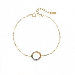 Βραχιόλι Γυναικείο Senza από επιχρυσωμένο ασήμι 925