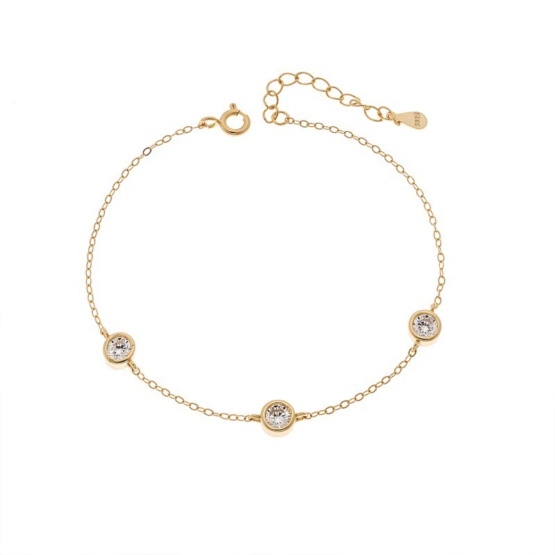 Βραχιόλι Γυναικείο Senza από επιχρυσωμένο ασήμι 925