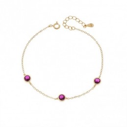 Βραχιόλι Γυναικείο Senza από επιχρυσωμένο ασήμι 925