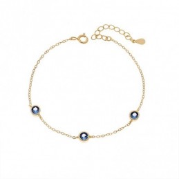 Βραχιόλι Γυναικείο Senza από επιχρυσωμένο ασήμι 925