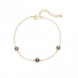 Βραχιόλι Γυναικείο Senza από επιχρυσωμένο ασήμι 925