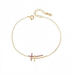 Βραχιόλι Γυναικείο Senza από επιχρυσωμένο ασήμι 925