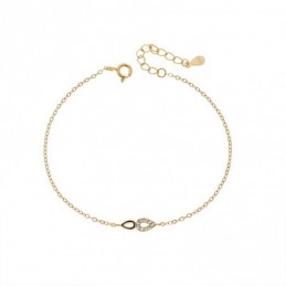 Βραχιόλι Γυναικείο Senza από επιχρυσωμένο ασήμι 925 SSR4680GD
