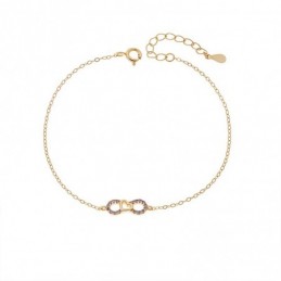 Βραχιόλι Γυναικείο Senza από επχρυσωμένο ασήμι 925