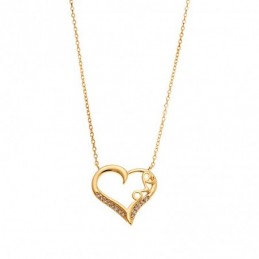 Κολιέ Γυναικείο SENZA ασήμι 925 επιχρυσωμένο