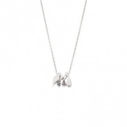 Κολιέ Senza ασήμι 925 με οικογένεια