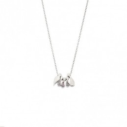 Κολιέ Senza ασήμι 925 με οικογένεια