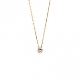 Μενταγιόν SENZA από επιχρυσωμένο ασήμι 925