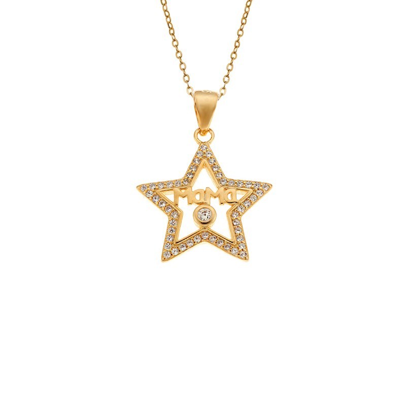 Μοτίφ Senza από επιχρυσωμένο ασήμι 925