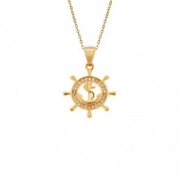 Μοτίφ Senza από επιχρυσωμένο ασήμι 925