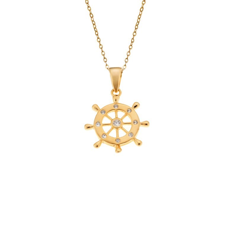 Μοτίφ Senza από επιχρυσωμένο ασήμι 925