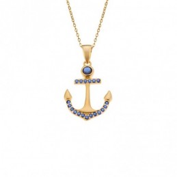 Μοτίφ Senza από επιχρυσωμένο ασήμι 925