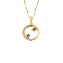 Μοτίφ Senza από επιχρυσωμένο ασήμι 925