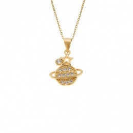 Μοτίφ Senza από επιχρυσωμένο ασήμι 925