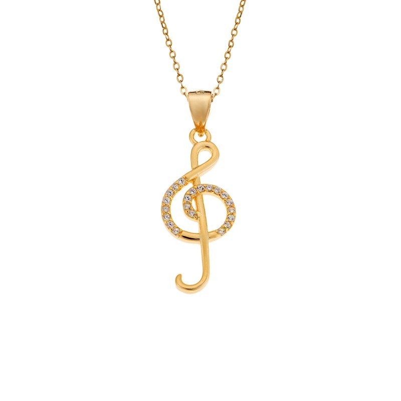 Μοτίφ Senza από επιχρυσωμένο ασήμι 925