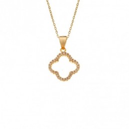 Μοτίφ Senza από επιχρυσωμένο ασήμι 925