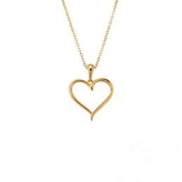 Μενταγιόν Senza από επιχρυσωμένο ασήμι 925