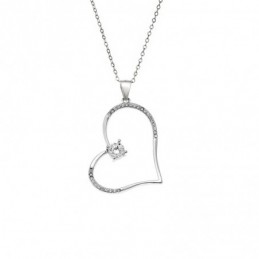 Μενταγιόν Senza από ασήμι 925