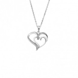 Μενταγιόν Senza από επιχρυσωμένο ασήμι 925