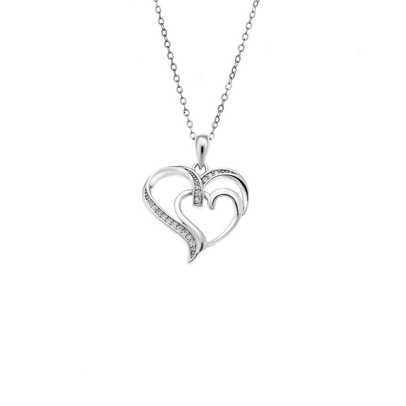 Μενταγιόν Senza από επιχρυσωμένο ασήμι 925