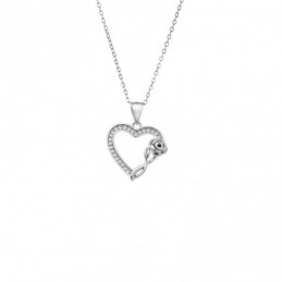 Μενταγιόν Senza από ασήμι 925