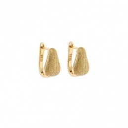 Σκουλαρίκια SENZA Κρίκοι Επίχρυσο Ασήμι 925 SSR4693GD