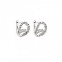 Σκουλαρίκια SENZA Κρίκοι Ασήμι 925