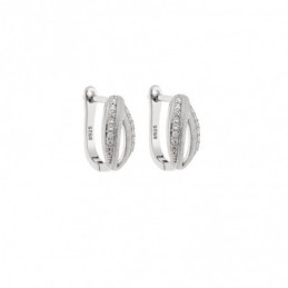 Σκουλαρίκια SENZA Κρίκοι Ασήμι 925