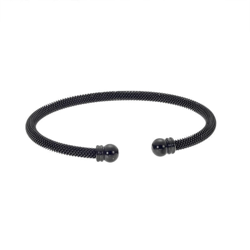 Βραχιόλι SENZA Steel Black Plated SSD4802BK