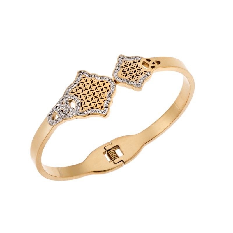 Βραχιόλι Senza Steel Gold Plated