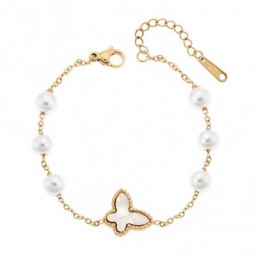 Βραχιόλι Senza Steel Gold Plated