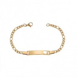 Βραχιόλι Senza Stainless Steel Gold Plated 