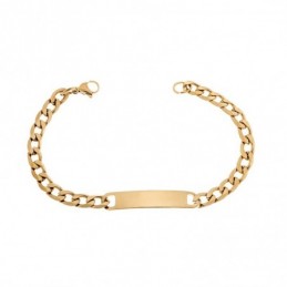 Βραχιόλι Senza Stainless Steel Gold Plated 