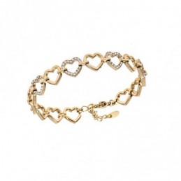 Βραχιόλι Γυναικείο SENZA Stainless Steel Gold Plated