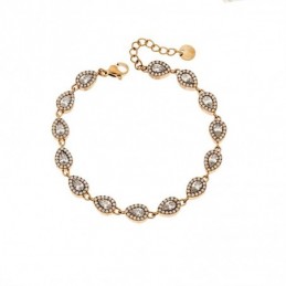 Βραχιόλι Γυναικείο SENZA Stainless Steel Gold Plated