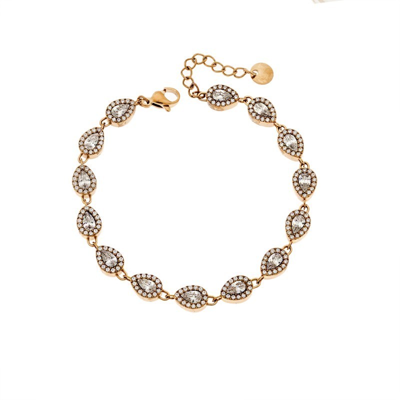 Βραχιόλι Γυναικείο SENZA Stainless Steel Gold Plated