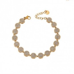 Βραχιόλι Γυναικείο SENZA Stainless Steel Gold Plated