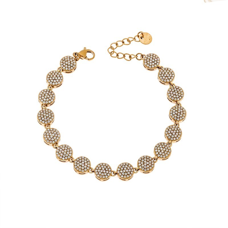 Βραχιόλι Γυναικείο SENZA Stainless Steel Gold Plated