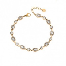 Βραχιόλι Γυναικείο SENZA Stainless Steel Gold Plated 