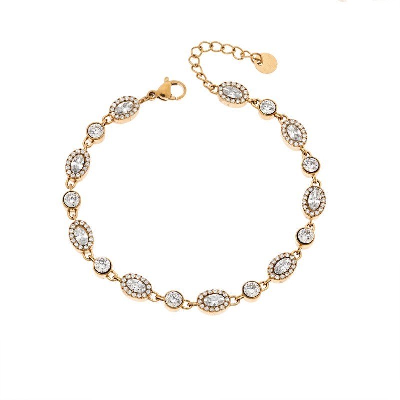 Βραχιόλι Γυναικείο SENZA Stainless Steel Gold Plated 