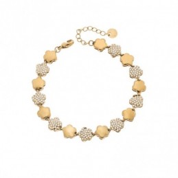 Βραχιόλι Γυναικείο SENZA Stainless Steel Gold Plated 