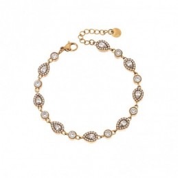 Βραχιόλι Γυναικείο SENZA Stainless Steel Gold Plated 