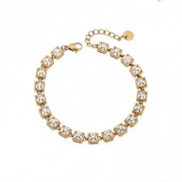 Βραχιόλι Γυναικείο SENZA Stainless Steel Gold Plated 