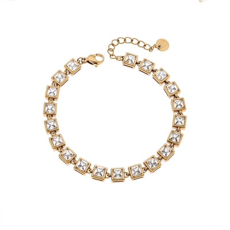 Βραχιόλι Γυναικείο SENZA Stainless Steel Gold Plated 