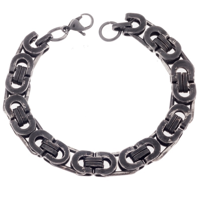 Βραχιόλι Senza Men`s Black Stainless Steel SSD4429